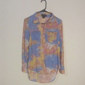 Like an Angel Multicolor Button-Down Shirt